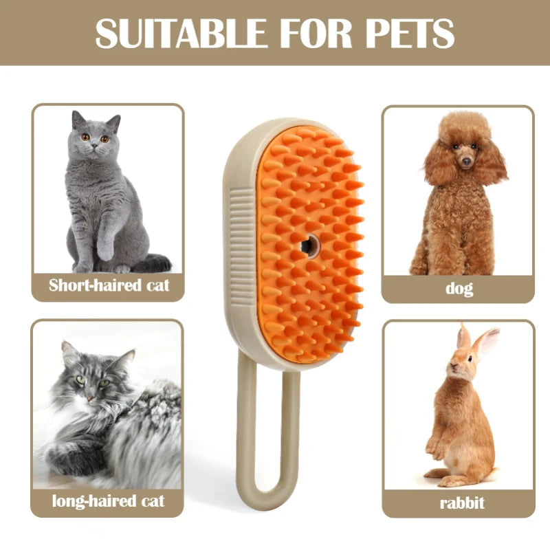 3-in-1 steam brush for pets 6
