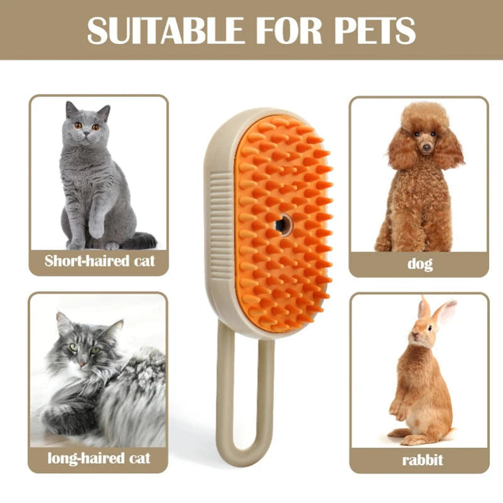 3-in-1 steam brush for pets 6