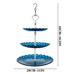 3-tier hanging bird feeder and birdbath combination 1