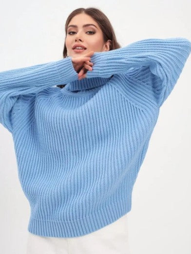 Knitted Turtleneck Tunic for Women – Stylish and Comfortable Layering Top for Leggings, Available in Multiple Colors 7