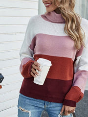 Chic Rayé – Striped Acrylic Turtleneck Sweater 4