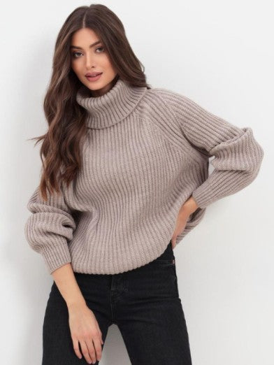 Knitted Turtleneck Tunic for Women – Stylish and Comfortable Layering Top for Leggings, Available in Multiple Colors 5