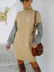 Knitted Turtleneck Tunic – Comfortable Elegance for Fall and Winter 2
