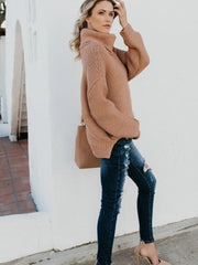 Womens Oversized Turtleneck Sweater in Soft Knit – Comfortable and Stylish for Winter 4