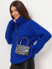 Knitted Turtleneck Tunic for Women – Stylish and Comfortable Layering Top for Leggings, Available in Multiple Colors 3