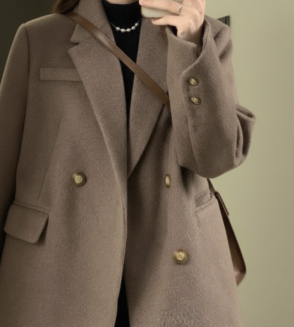 Ewelina | Veste oversize à double boutonnage