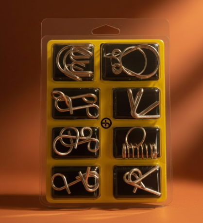 LogicCraft | Creative Metal Puzzle Toy for Cognitive Skill Building