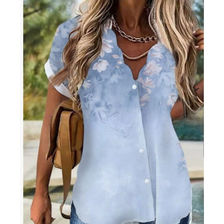 Floria | Blouse romantique avec un imprimé floral