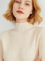 Womens Black Turtleneck Sweater Soft Viscose for Elegant Comfort 2