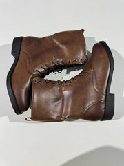 Women's Retro Lace-Up Boots | Collapsible Ankle Strap