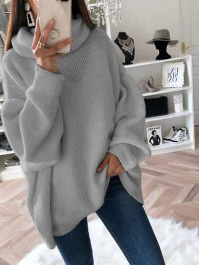 Women's Turtleneck Cable Sweater – Warm, Stylish Polyester Winter Knit – Sizes S-3XL 2