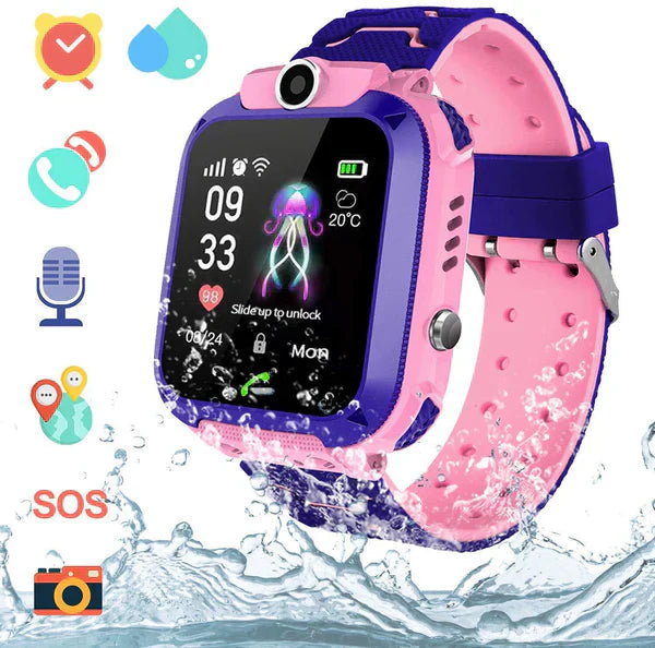 4G GPS Smartwatch for Kids with Real-Time Tracking, SOS Button, Two-Way Communication, Splashproof Design 1