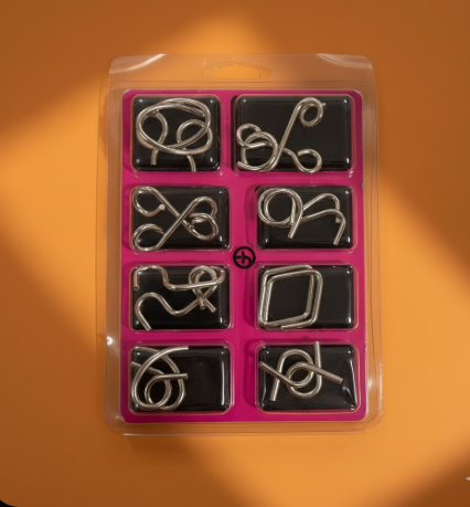 LogicCraft | Creative Metal Puzzle Toy for Cognitive Skill Building