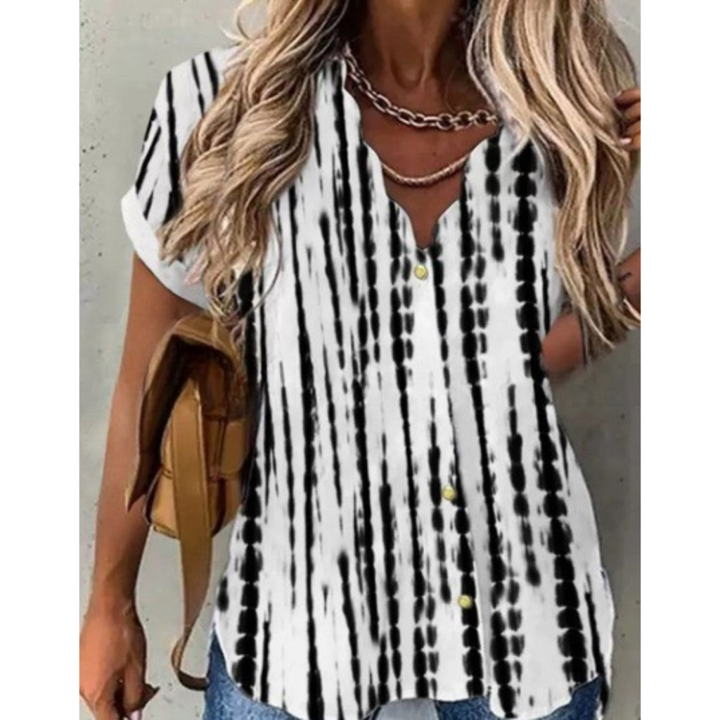 Floria | Blouse romantique avec un imprimé floral