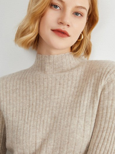 Womens Black Turtleneck Sweater Soft Viscose for Elegant Comfort 4