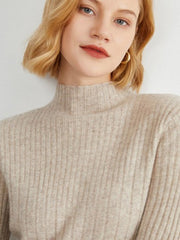 Womens Black Turtleneck Sweater Soft Viscose for Elegant Comfort 4