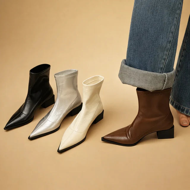 Bottines élégantes pour femmes avec un bout pointu | Stylé