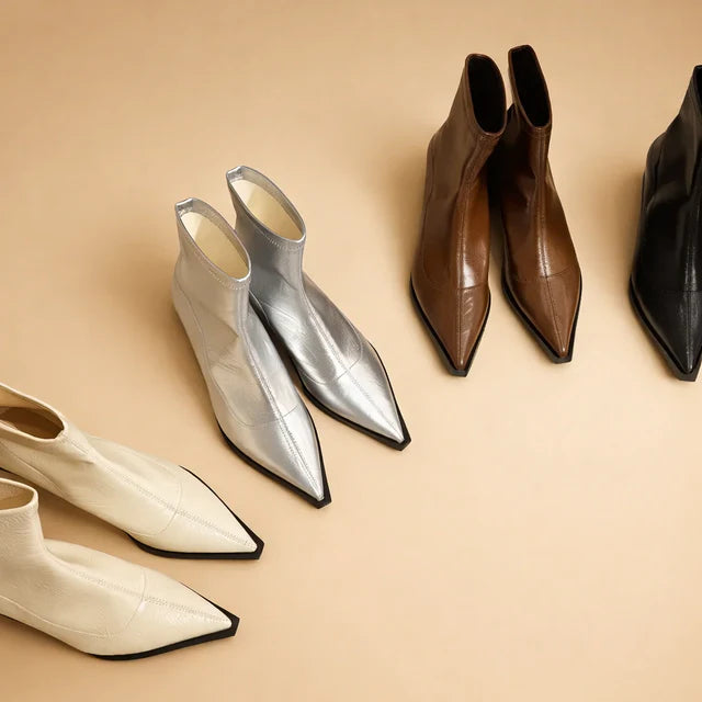Bottines élégantes pour femmes avec un bout pointu | Stylé