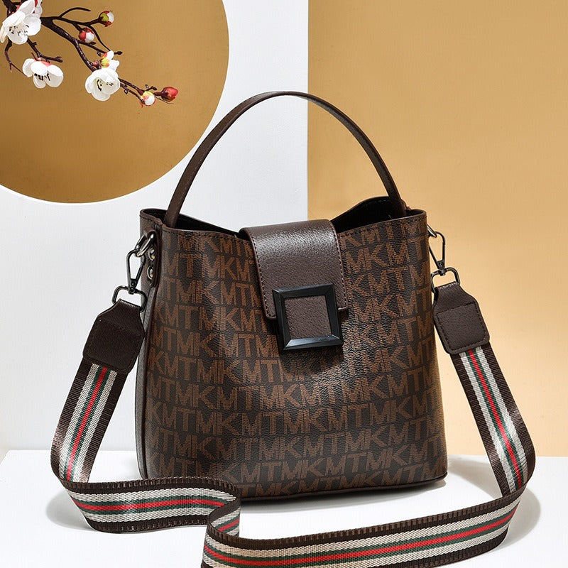 Sac seau stylé pour femmes avec doublure PU polyvalente
