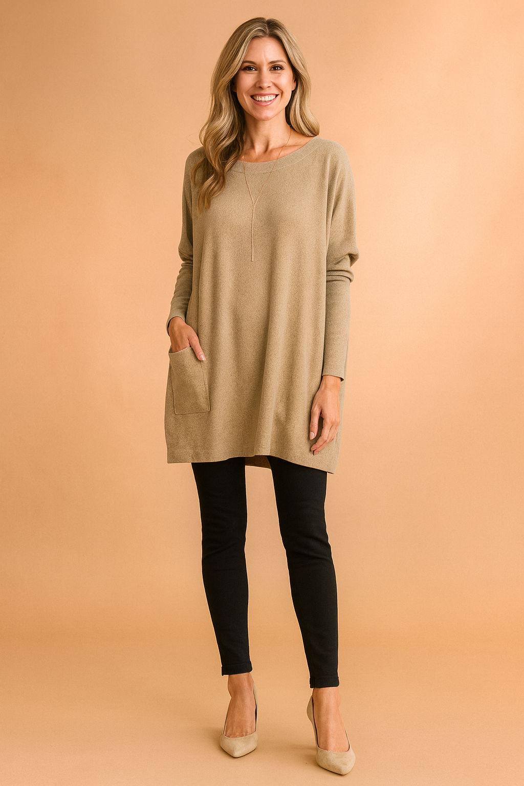 Adele | Oversized Pocket Sweater for Everyday Use 2