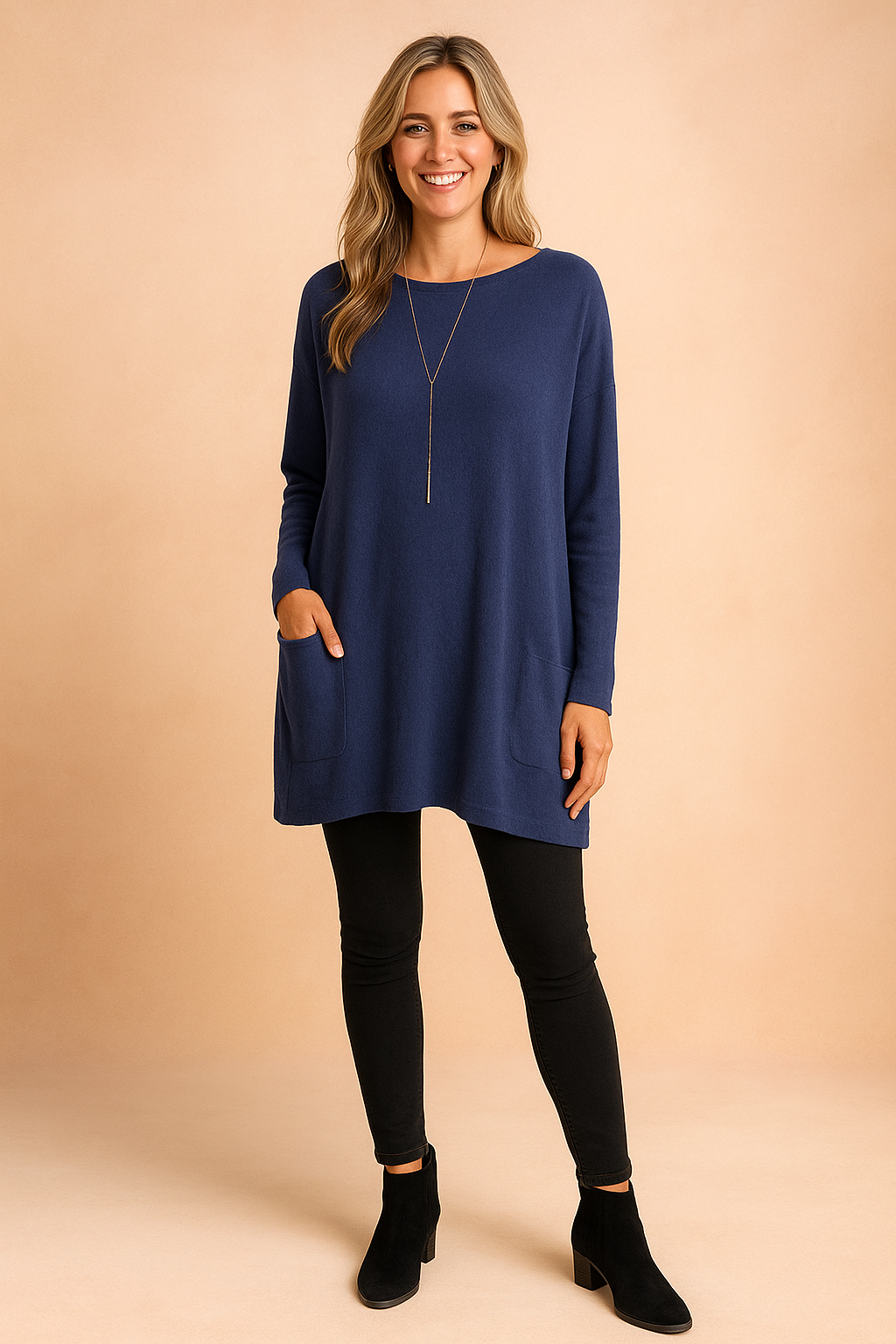 Adele | Oversized Pocket Sweater for Everyday Use 3