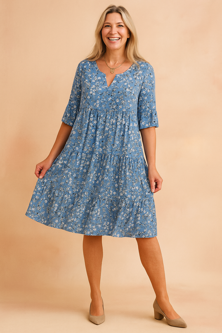 Agnieszka | Airy Dress with a Flared Bottom 2