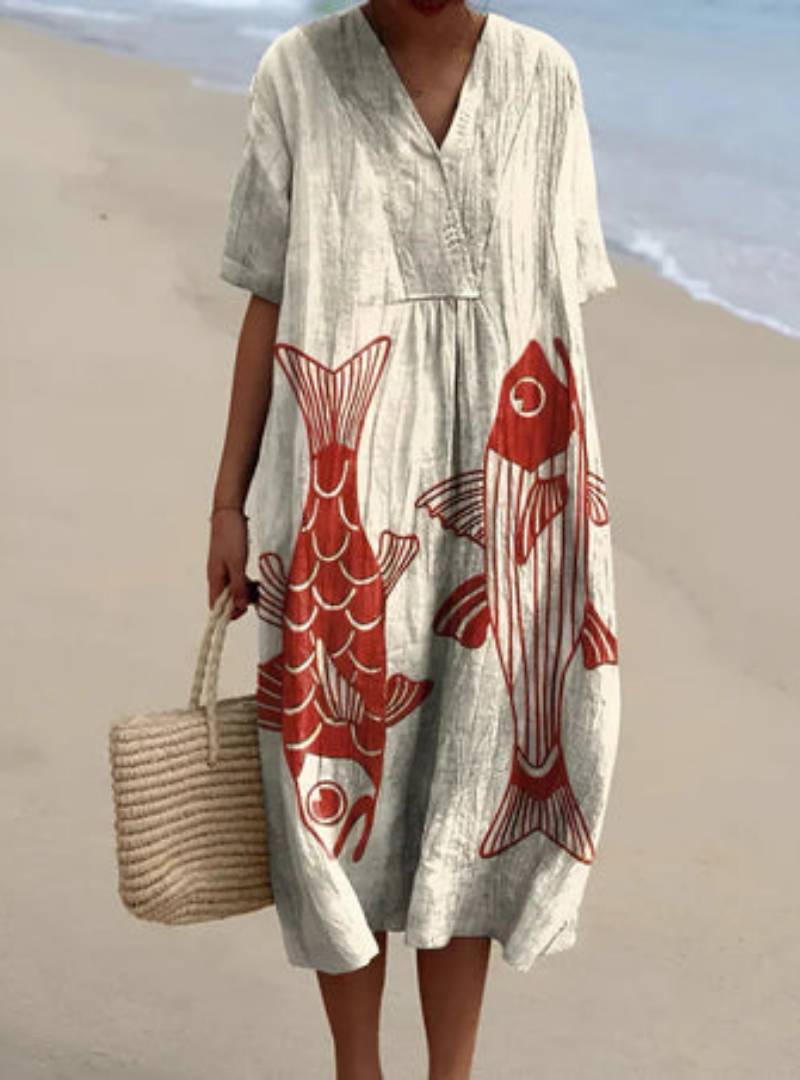 Airy Artisan Dress for Women - Flattering Summer Style 1