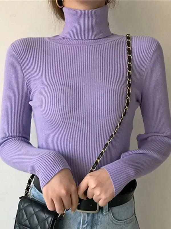 Alice - Einfacher Rollkragenpullover 13