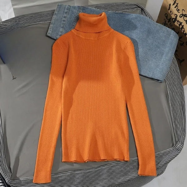 Alice - Einfacher Rollkragenpullover 16