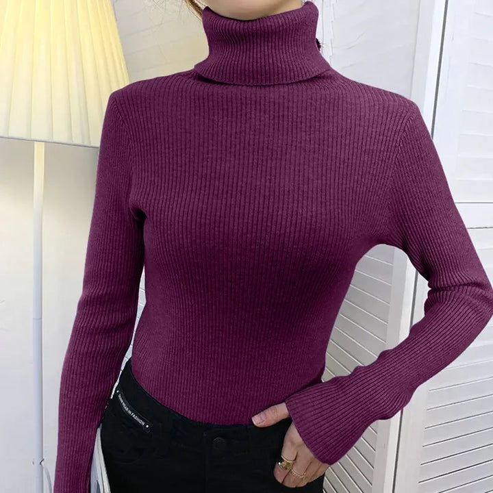 Alice - Einfacher Rollkragenpullover 18