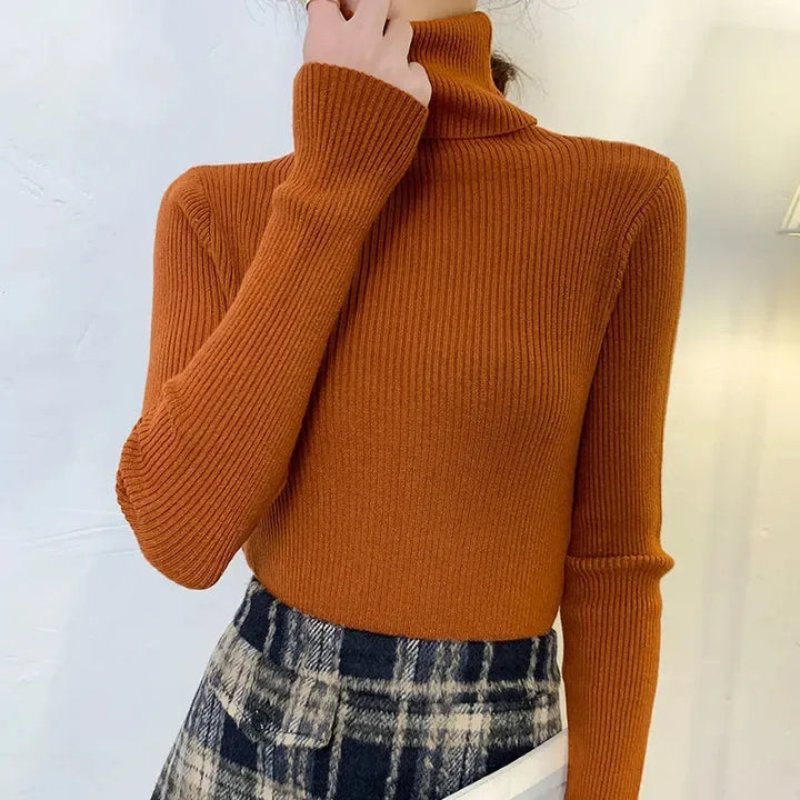 Alice - Einfacher Rollkragenpullover 19