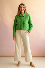 Alicja | Short jacket with pockets 2