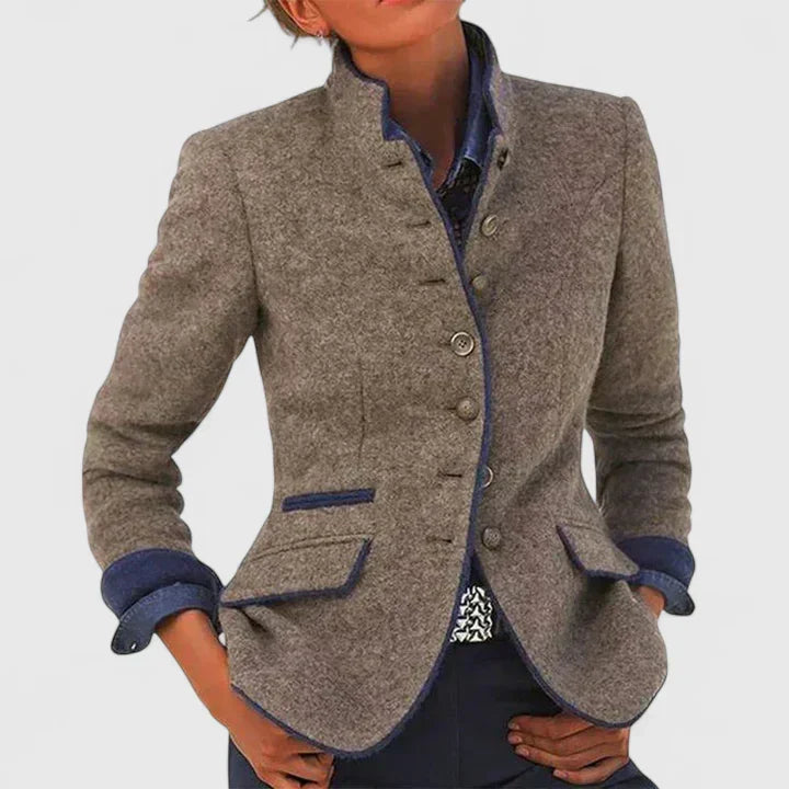 Alina | Damen Formeller Cardigan mit Knopfleiste 0