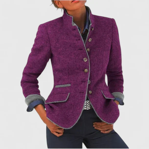Alina | Damen Formeller Cardigan mit Knopfleiste 1