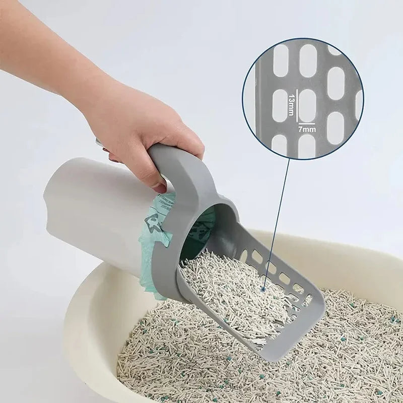 All-in-one cat litter scoop 1