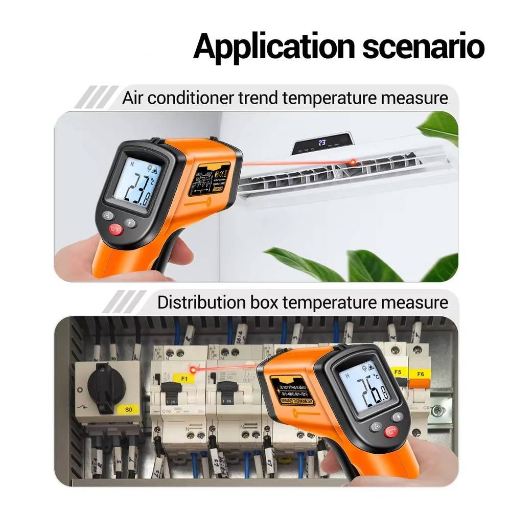 All-in-one infrared laser thermometer 8
