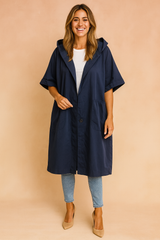 Anna| Oversized coat with hood 2