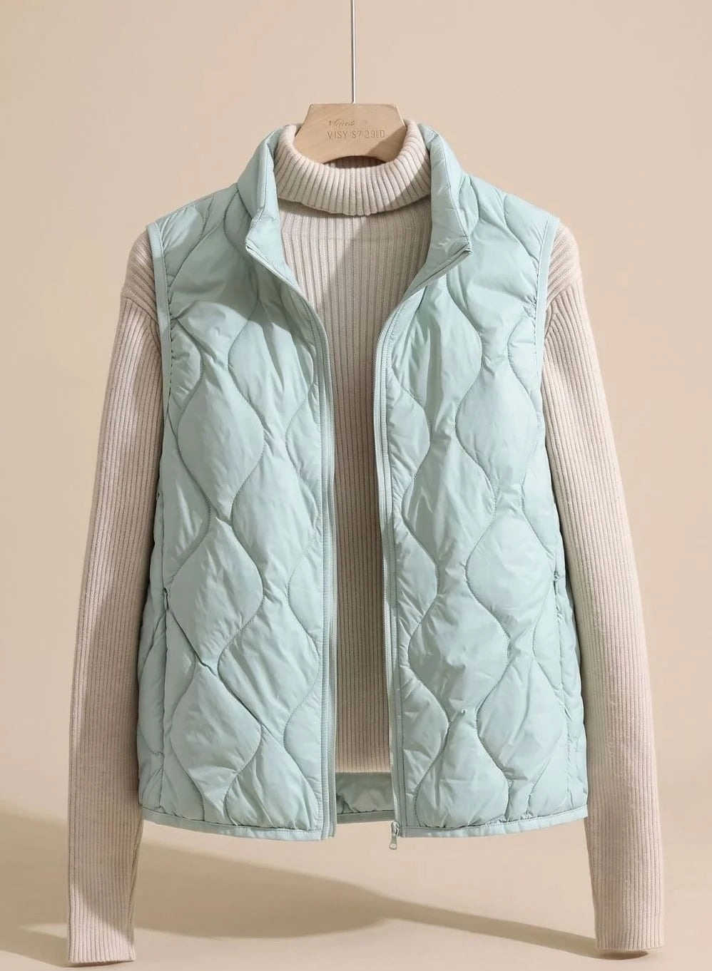 Annika | Bodywarmer Damen Gesteppte Weste mit Stehkragen 2