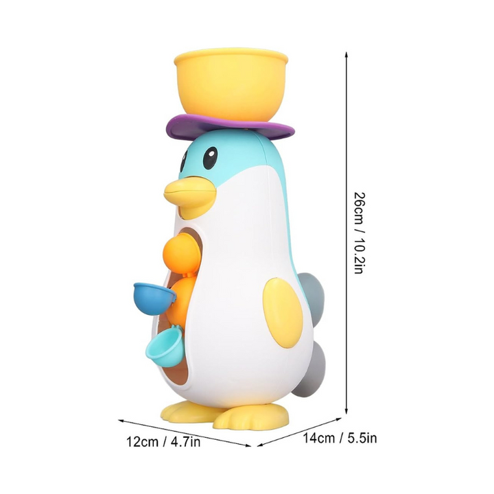 AquaPals | Penguin-Themed Bath Toy and Water Activity Station for Toddlers 2