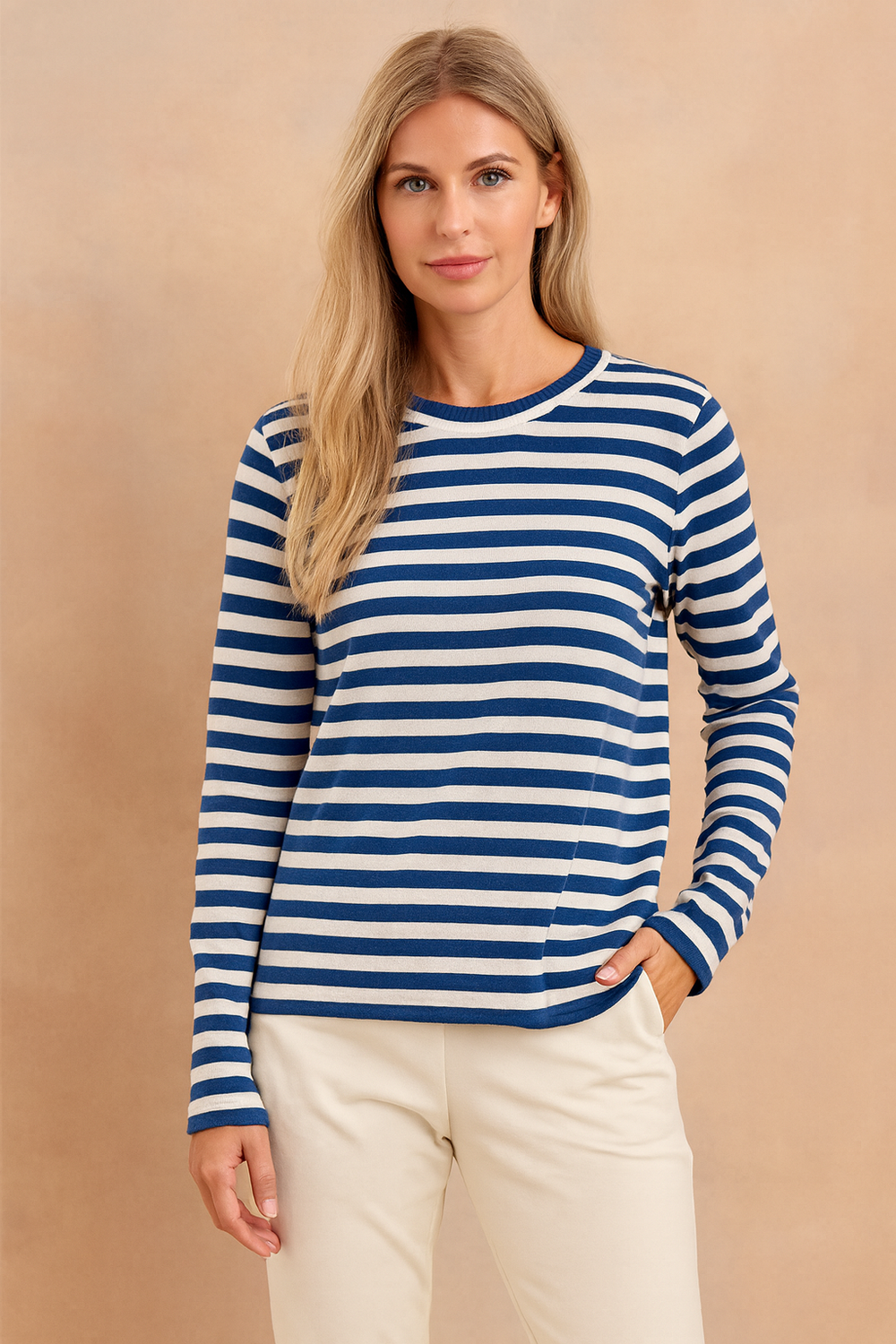 Arna | Classic striped knit sweater 1