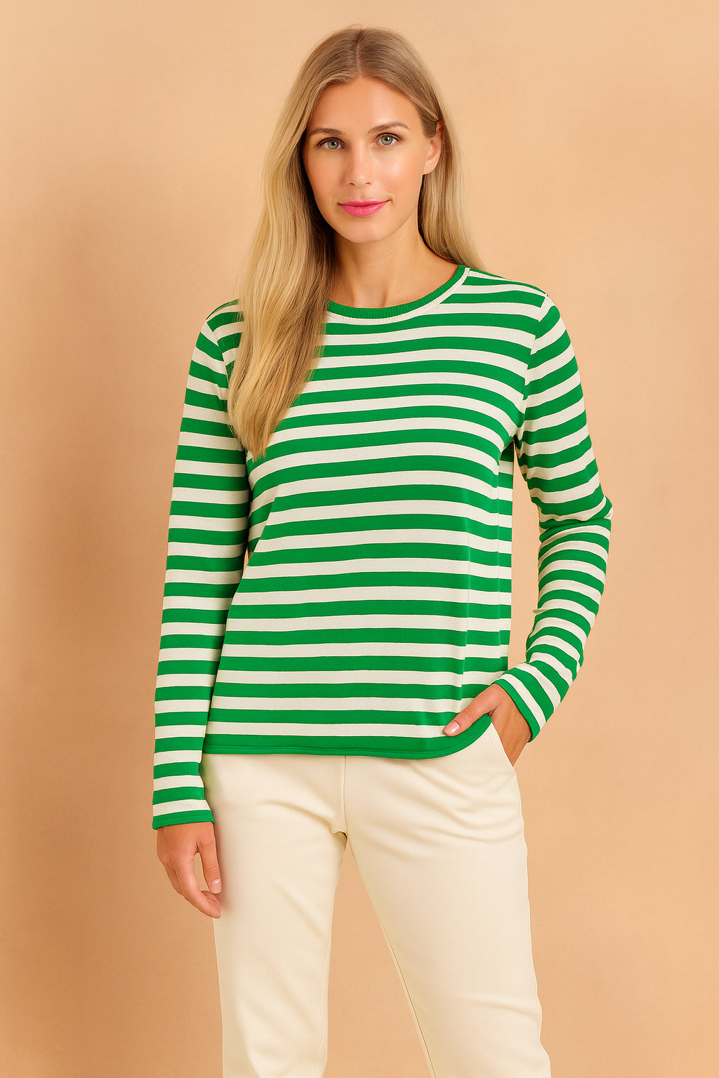 Arna | Classic striped knit sweater 2