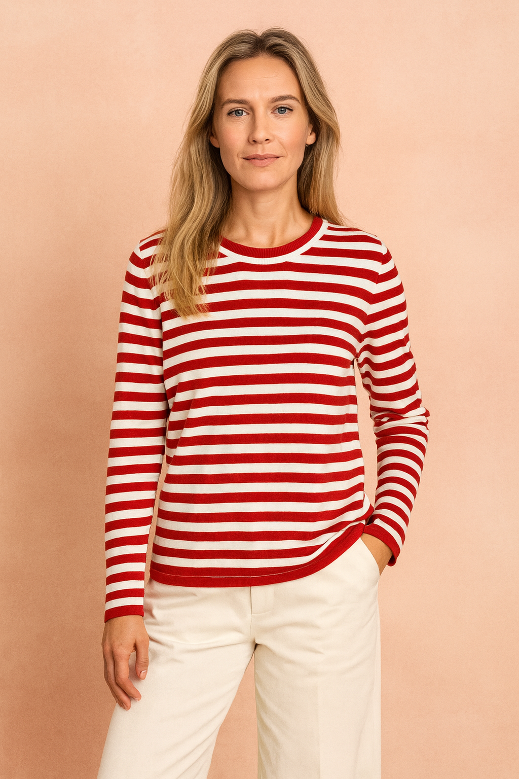 Arna | Classic striped knit sweater 3