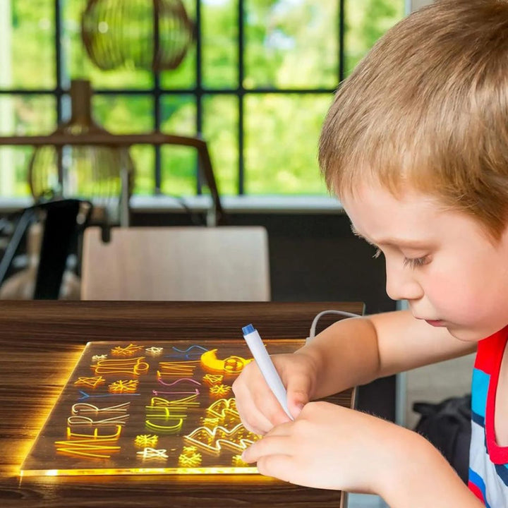 ArtGlow | LED Drawing Board for Kids – Educational Christmas Art Toy 1