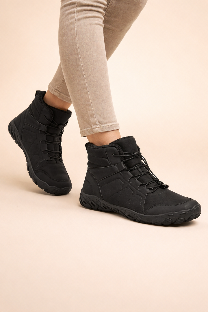 Chaussures d'hiver pieds nus imperméables pour unisexe – Confort et soutien articulaire