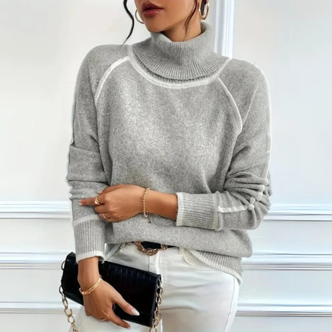 Aurora - Entspannter Rollkragenpullover 0