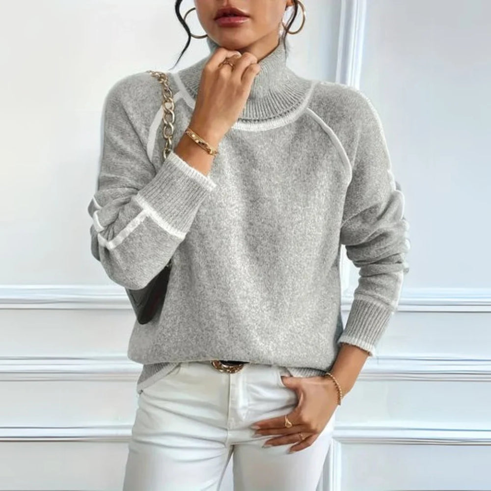Aurora - Entspannter Rollkragenpullover 1