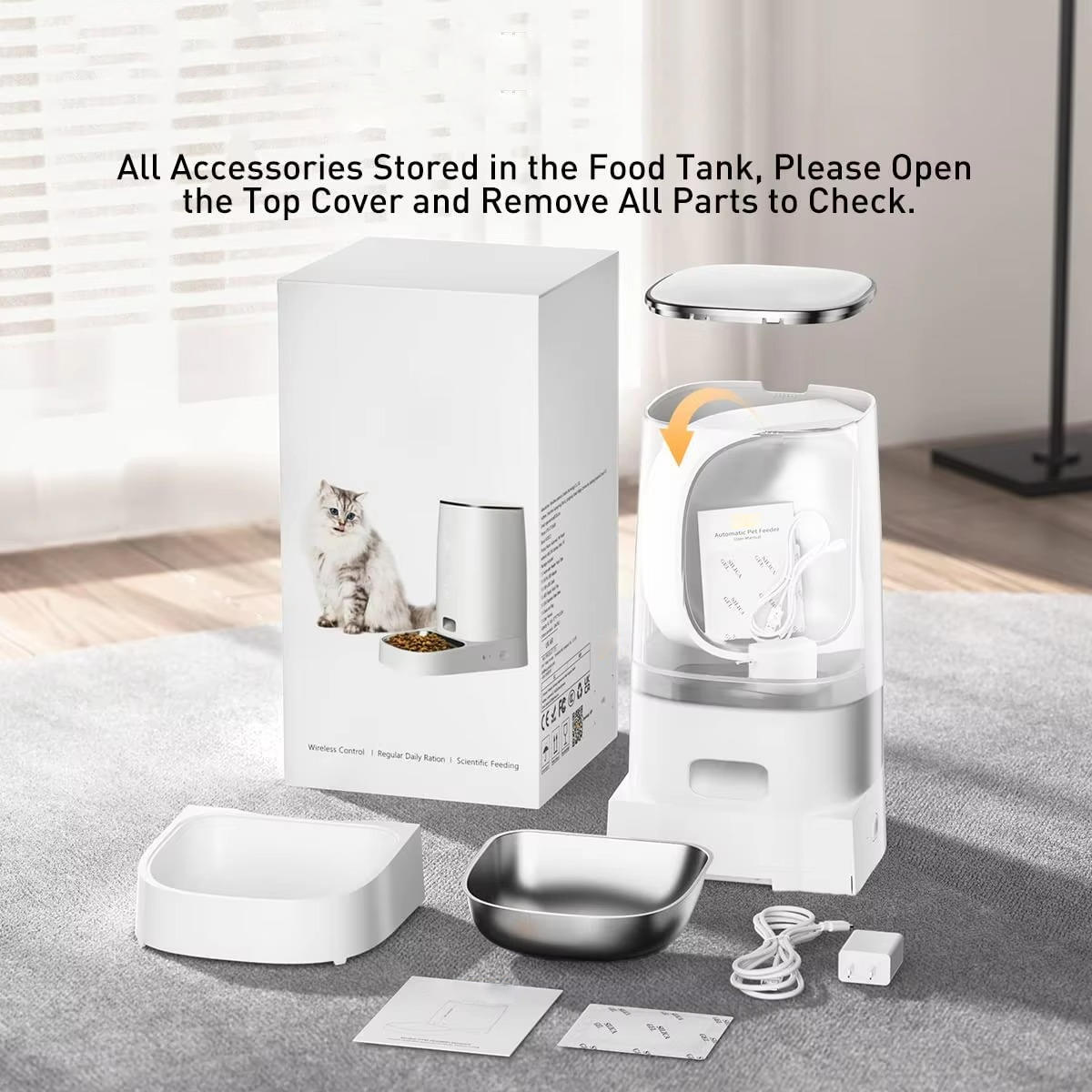 Automatic cat feeder 6