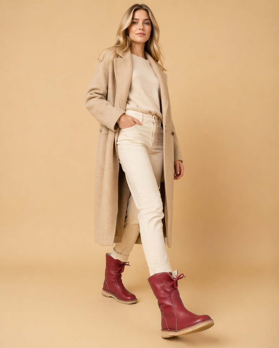 Mainalyn | Women’s Stylish Winter Lace-Up Boots for Modern Looks