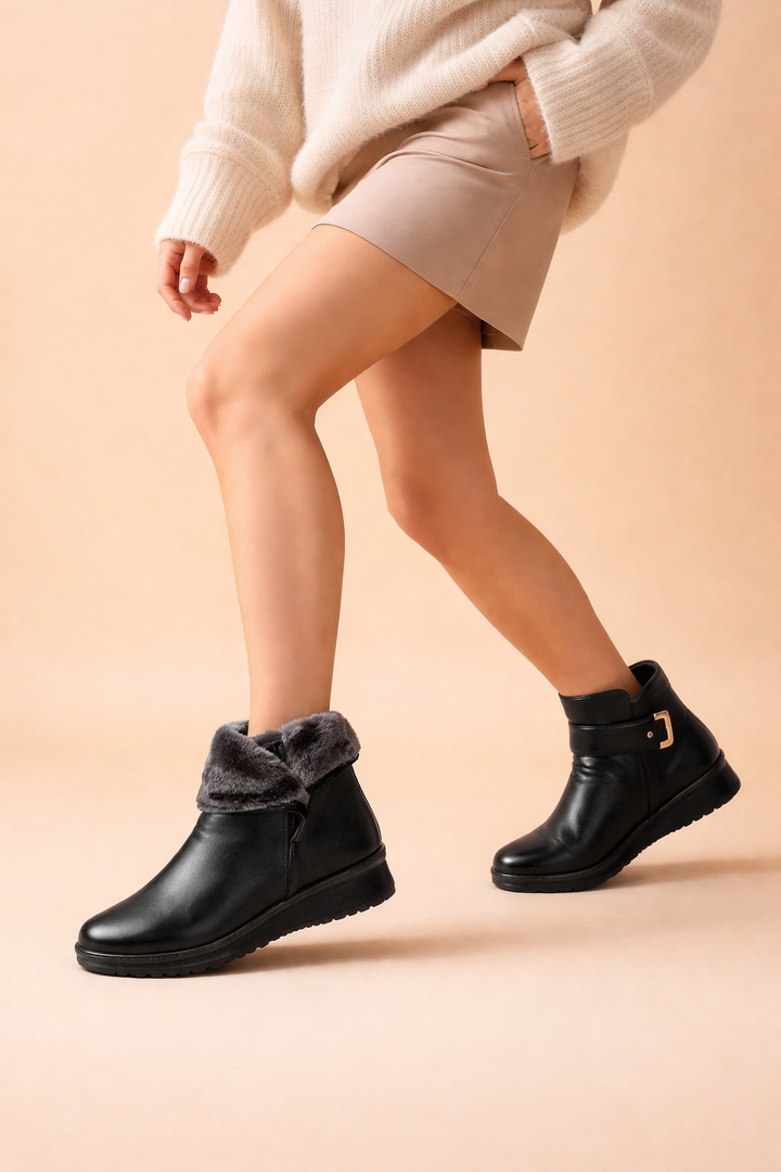 Liza | Bottes d'hiver antidérapantes pour femmes – Confort douillet et sécurisé