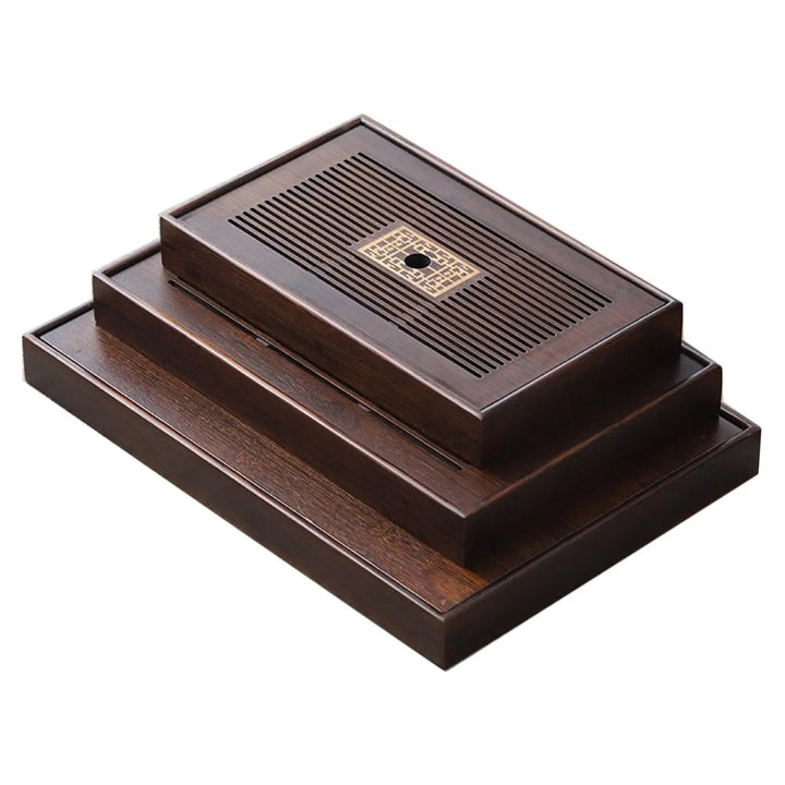 BambooCraft | Multi-Purpose Bamboo Serving Tray with Built-In Drainage 5